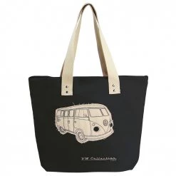 VW Collection - VW T1 Bus Shopper-Tasche Canvas - Sac à bandoulière -Sacs à dos Soldes vw collection vw t1 bus shopper tasche canvas sac a bandouliere 1